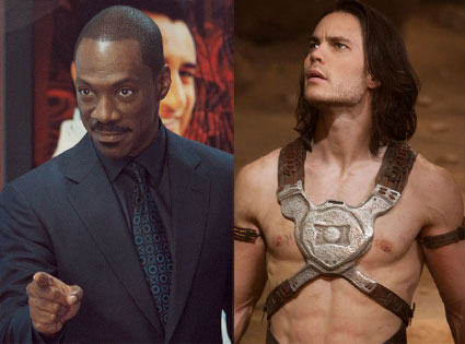 Taylor Kitsch, John Carter, Eddie Murphy Taylor Kitsch, John Carter, Eddie Murphy